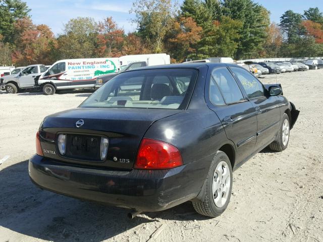 3N1CB51D65L581426 - 2005 NISSAN SENTRA 1.8 BLACK photo 4