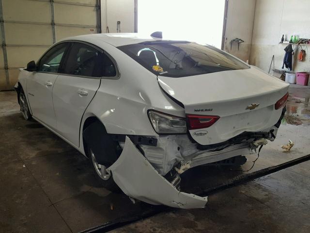 1G1ZB5ST2HF142664 - 2017 CHEVROLET MALIBU LS თეთრი ფოტო 3