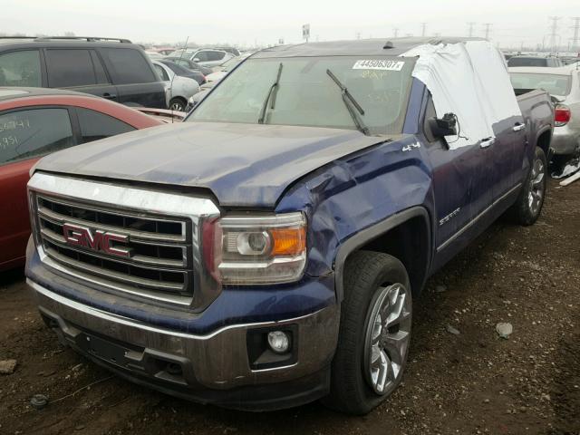 1GTV2VEC4EZ124601 - 2014 GMC SIERRA BLUE photo 2