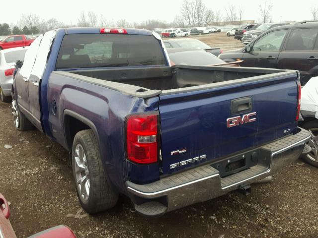 1GTV2VEC4EZ124601 - 2014 GMC SIERRA BLUE photo 3