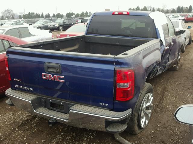 1GTV2VEC4EZ124601 - 2014 GMC SIERRA BLUE photo 4