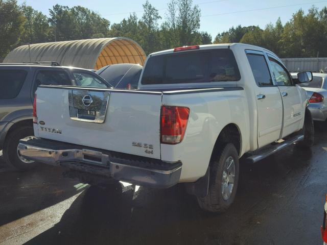 1N6BA07BX7N233388 - 2007 NISSAN TITAN XE WHITE photo 4