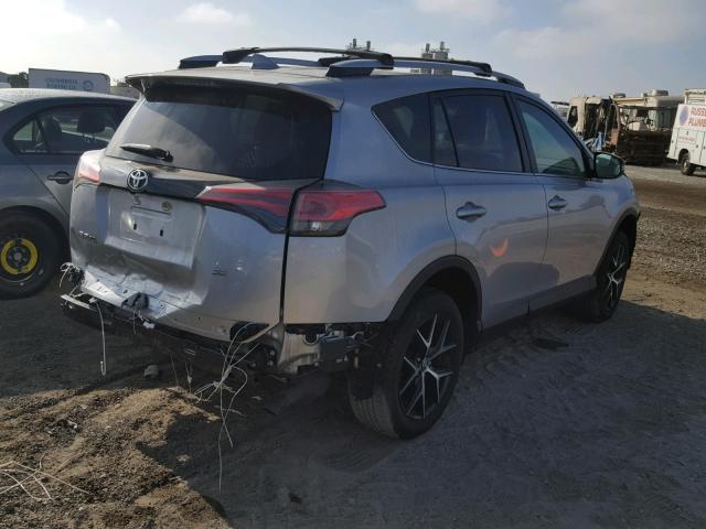 2T3NFREV0GW312368 - 2016 TOYOTA RAV4 SE SILVER photo 4