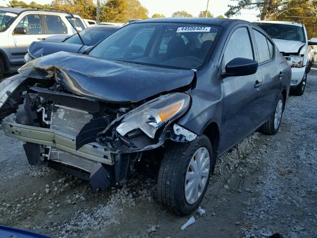 3N1CN7AP3GL860140 - 2016 NISSAN VERSA S BLUE photo 2