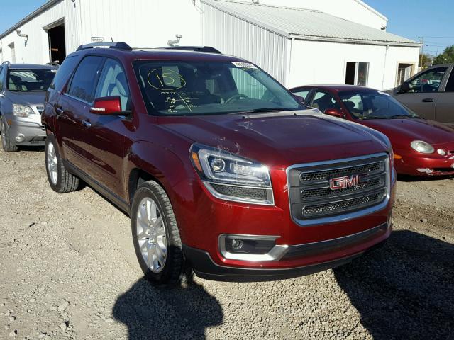 1GKKRRKD1FJ284538 - 2015 GMC ACADIA SLT წითელი ფოტო 1