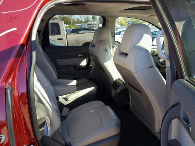 1GKKRRKD1FJ284538 - 2015 GMC ACADIA SLT წითელი ფოტო 6