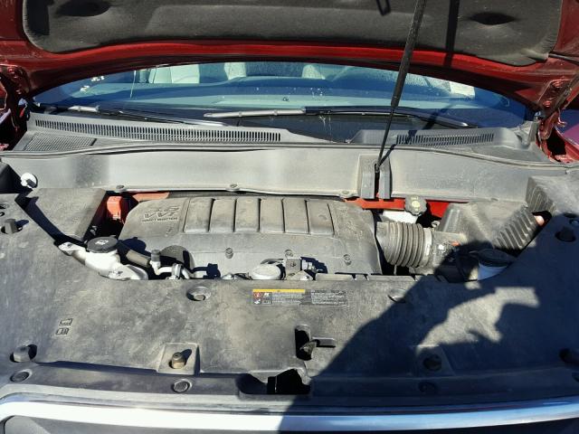 1GKKRRKD1FJ284538 - 2015 GMC ACADIA SLT წითელი ფოტო 7