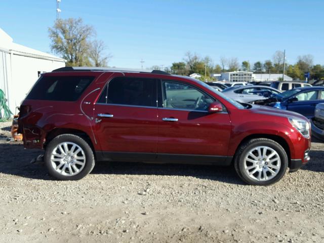 1GKKRRKD1FJ284538 - 2015 GMC ACADIA SLT RED photo 9