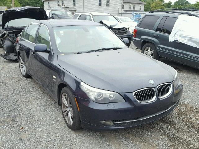 WBANV13549C151372 - 2009 BMW 528 XI BLUE photo 1