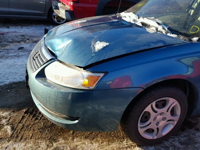 1G8AJ52F85Z133411 - 2005 SATURN ION LEVEL 绿色 照片 10