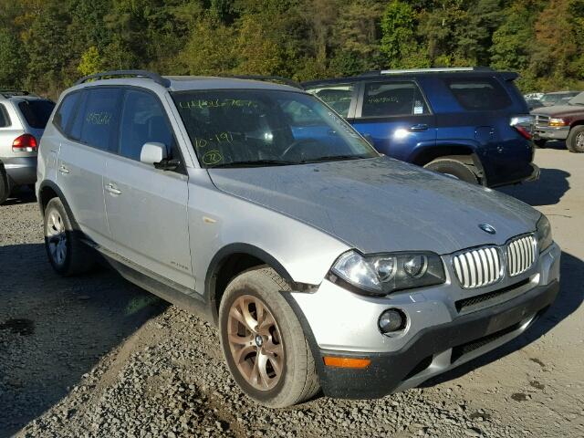 WBXPC93409WJ27613 - 2009 BMW X3 XDRIVE3 SILVER photo 1