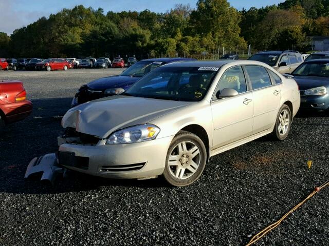 2G1WB5E33C1147645 - 2012 CHEVROLET IMPALA LT TAN photo 2