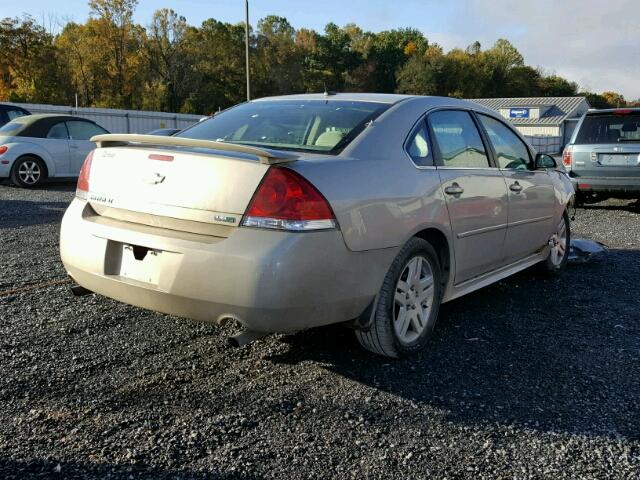 2G1WB5E33C1147645 - 2012 CHEVROLET IMPALA LT TAN photo 4