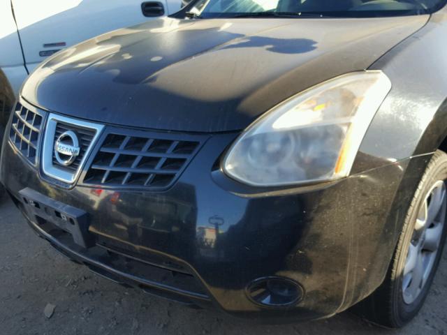 JN8AS58V88W118306 - 2008 NISSAN ROGUE BLACK photo 9