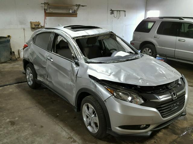 3CZRU6H53GM741842 - 2016 HONDA HR-V SILVER photo 9