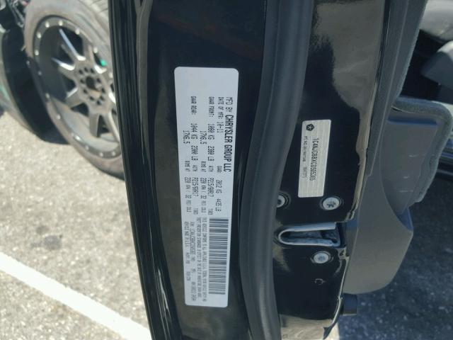 1C4NJCBBXCD505365 - 2012 JEEP COMPASS SP BLACK photo 10