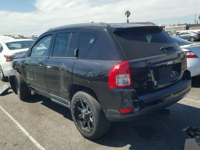 1C4NJCBBXCD505365 - 2012 JEEP COMPASS SP BLACK photo 3