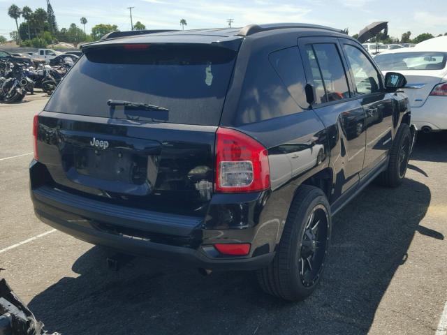 1C4NJCBBXCD505365 - 2012 JEEP COMPASS SP BLACK photo 4