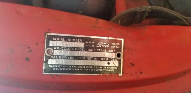 E10SH128362 - 1961 FORD ECONO E100 RED photo 9