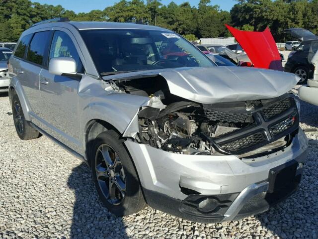 3C4PDCGB4ET260701 - 2014 DODGE JOURNEY SILVER photo 1