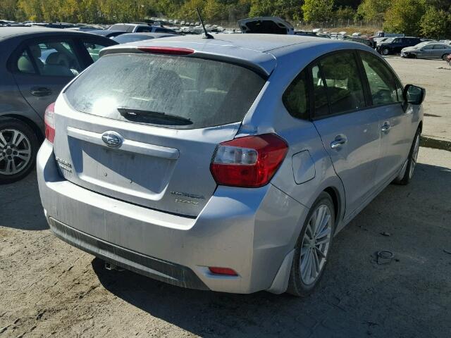 JF1GPAH64D2882153 - 2013 SUBARU IMPREZA LI GRAY photo 4