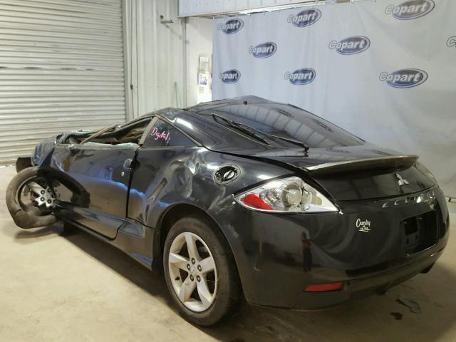 4A3AK24F17E018154 - 2007 MITSUBISHI ECLIPSE GS BLACK photo 3