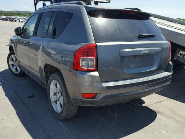 1J4NT1FA6BD287241 - 2011 JEEP COMPASS SP GRAY photo 3