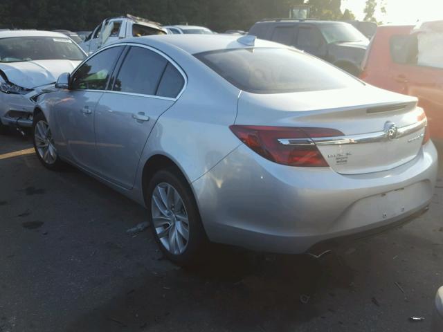 2G4GK5EX2G9194201 - 2016 BUICK REGAL SILVER photo 3