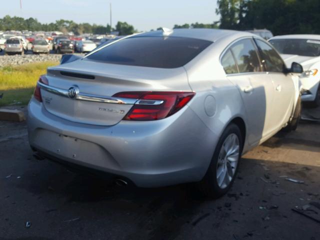 2G4GK5EX2G9194201 - 2016 BUICK REGAL SILVER photo 4
