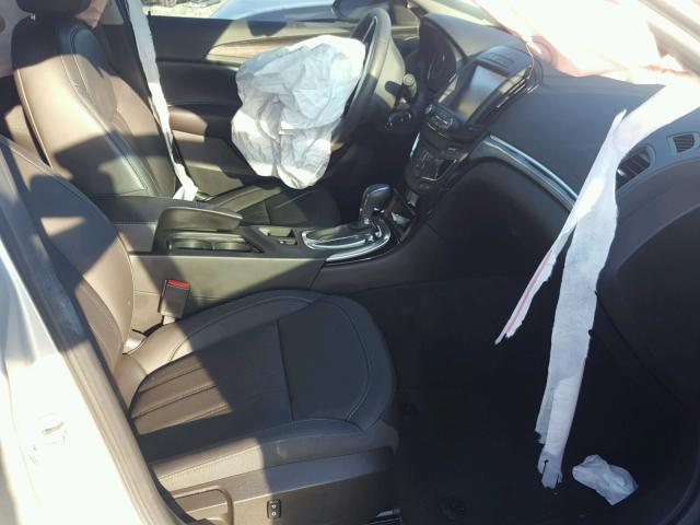 2G4GK5EX2G9194201 - 2016 BUICK REGAL SILVER photo 5