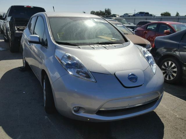 JN1AZ0CP6BT004299 - 2011 NISSAN LEAF SV SILVER photo 1