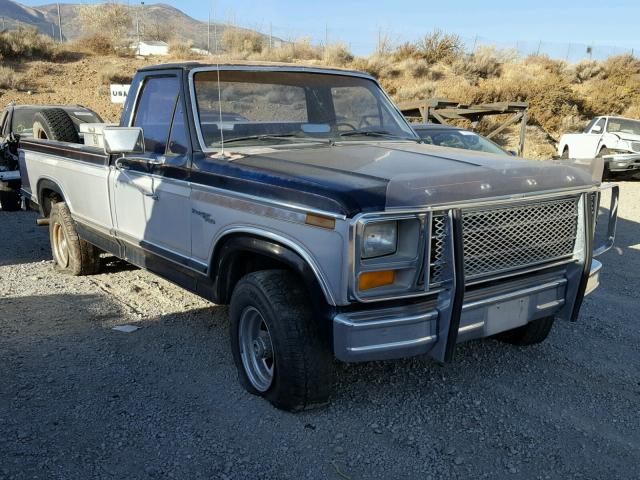 1FTEF14G5BRA21331 - 1981 FORD F150 BLACK photo 1