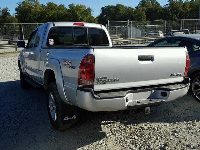 5TEUU42N38Z514426 - 2008 TOYOTA TACOMA ACC SILVER photo 3