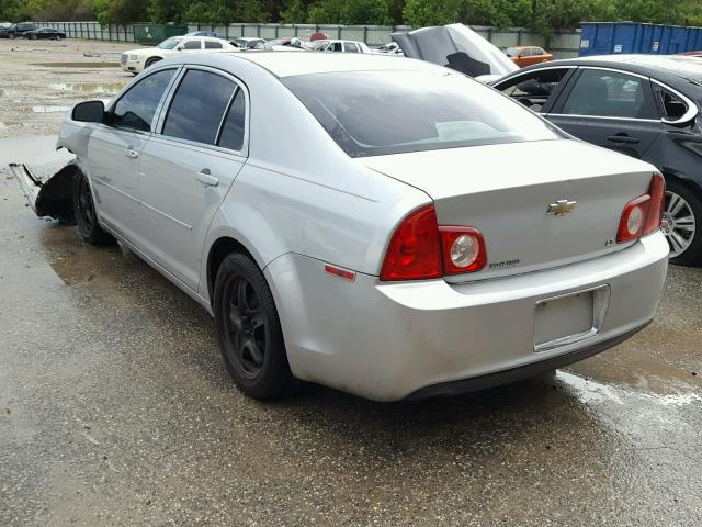 1G1ZG57B89F202322 - 2009 CHEVROLET MALIBU LS ვერცხლისფერი ფოტო 3