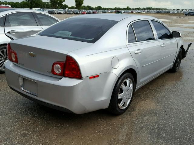 1G1ZG57B89F202322 - 2009 CHEVROLET MALIBU LS ვერცხლისფერი ფოტო 4