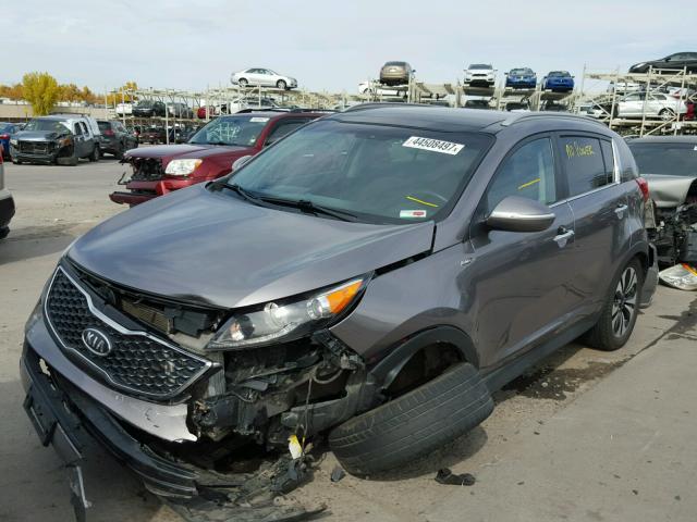 KNDPCCA67B7125162 - 2011 KIA SPORTAGE E GRAY photo 2