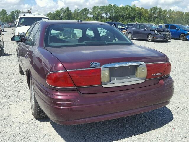 1G4HP52K344169532 - 2004 BUICK LESABRE CU MAROON photo 3