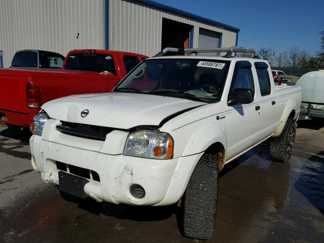 1N6MD29Y93C425050 - 2003 NISSAN FRONTIER C WHITE photo 2