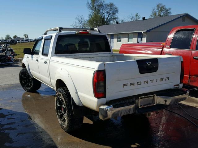 1N6MD29Y93C425050 - 2003 NISSAN FRONTIER C WHITE photo 3