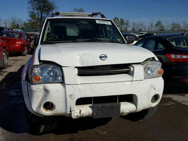 1N6MD29Y93C425050 - 2003 NISSAN FRONTIER C WHITE photo 9