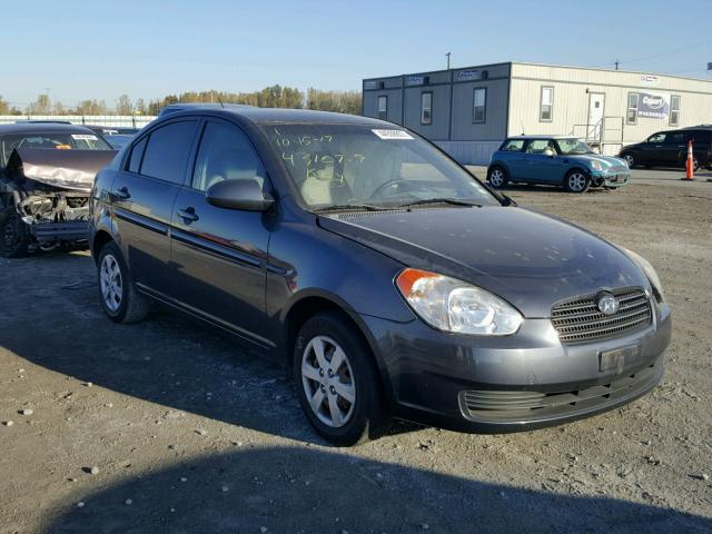 KMHCN46C99U382537 - 2009 HYUNDAI ACCENT GLS GRAY photo 1