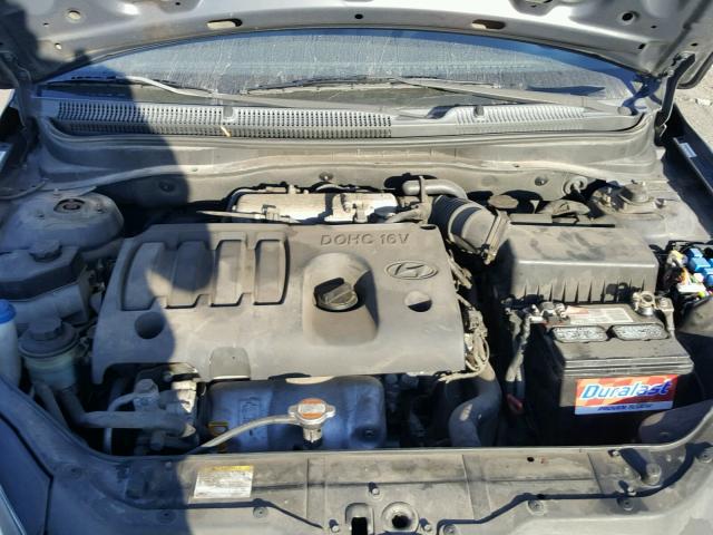 KMHCN46C99U382537 - 2009 HYUNDAI ACCENT GLS GRAY photo 7