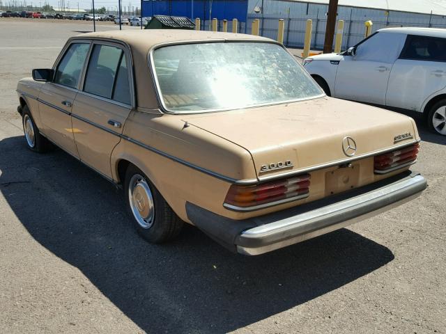 12313012083323 - 1978 MERCEDES-BENZ 300D TAN photo 3