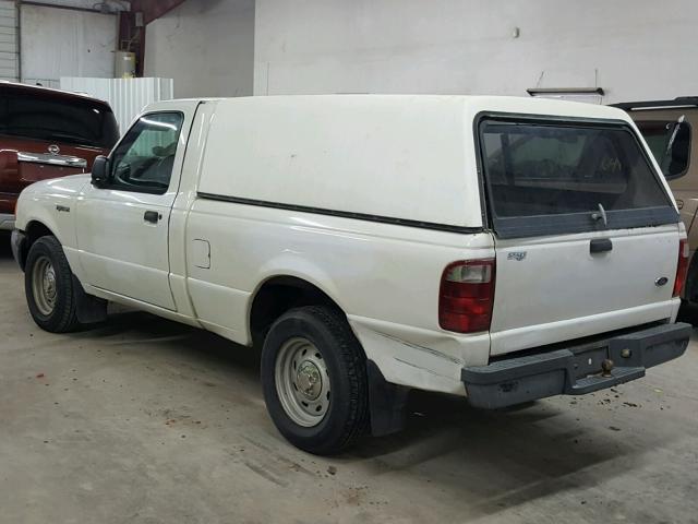 1FTYR10D32PB08320 - 2002 FORD RANGER WHITE photo 3