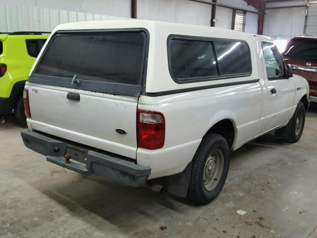 1FTYR10D32PB08320 - 2002 FORD RANGER WHITE photo 4