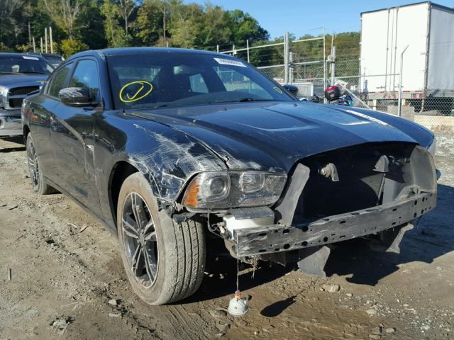 2C3CDXDT4EH334733 - 2014 DODGE CHARGER R/ BLACK photo 1