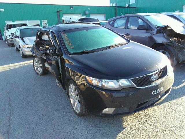 KNAFW4A33A5087628 - 2010 KIA FORTE SX BLACK photo 1