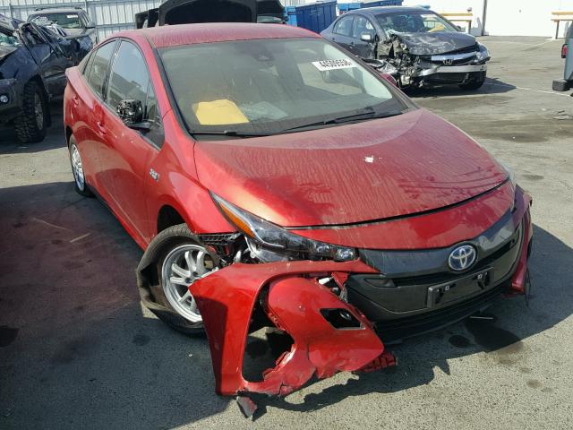 JTDKARFPXH3044290 - 2017 TOYOTA PRIUS PRIM წითელი ფოტო 1