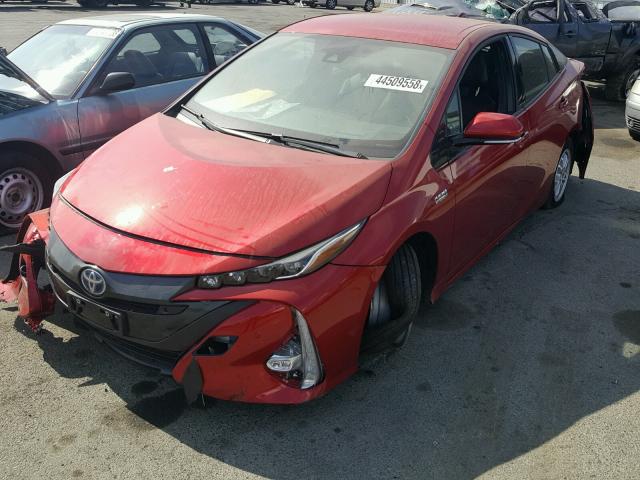 JTDKARFPXH3044290 - 2017 TOYOTA PRIUS PRIM წითელი ფოტო 2