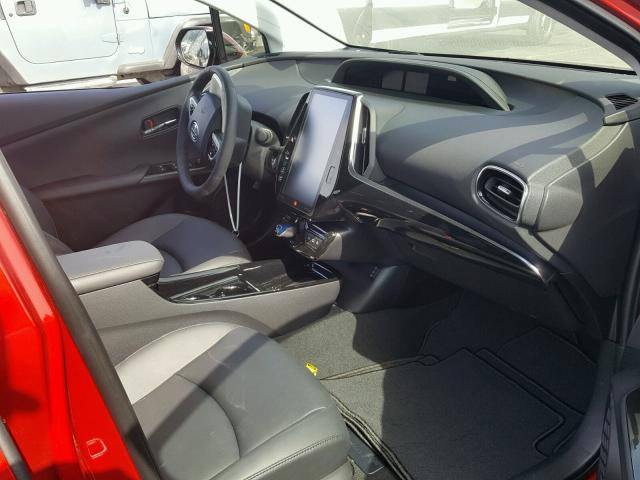 JTDKARFPXH3044290 - 2017 TOYOTA PRIUS PRIM წითელი ფოტო 5